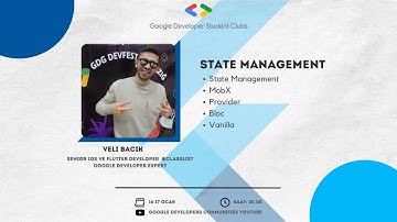 Flutter Fest - State Management #1 | Veli Bacık