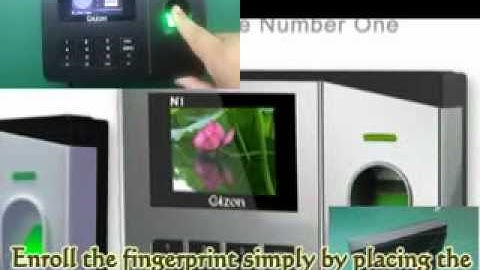 N1 fingerprint Time Clock show video
