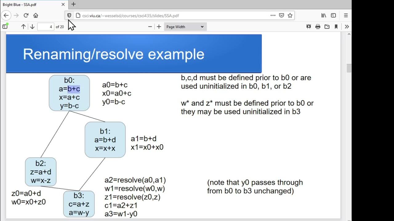 meaning of static assignment