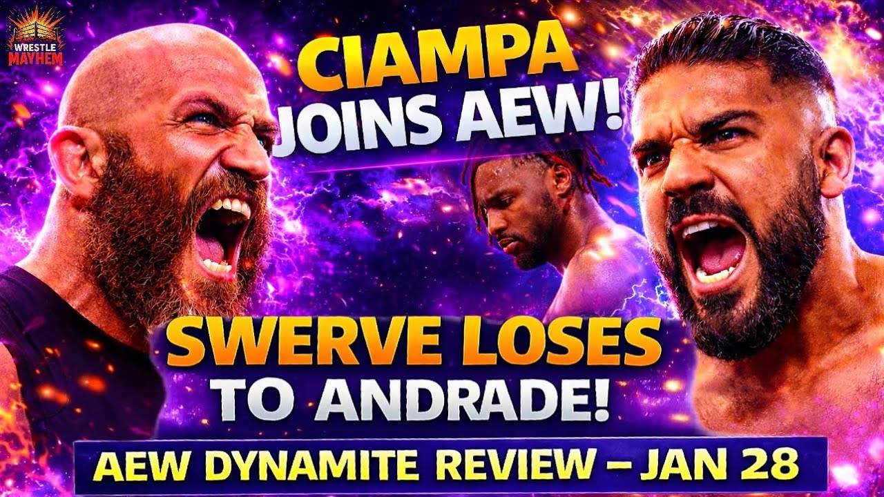 Tommaso Ciampa JOINS AEW | Swerve Loses | Title Matches | AEW Dynamite 28 January 2026 Review 