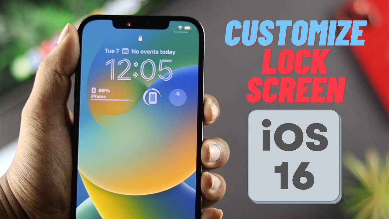 IOS 16 How To Customize Your Lock Screen Change Clock Style YouTube