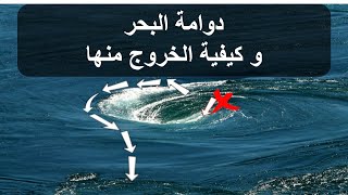 دوامة البحر(الساحبة لأسفل) و كيفية الخروج منها