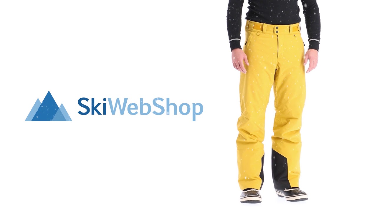 Peak Performance, Maroon, ski pants, men, smudge yellow YouTube