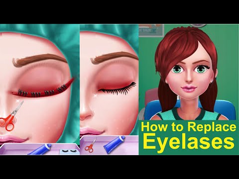 How to fix Eyelashes - Surgical Makeup Transformation