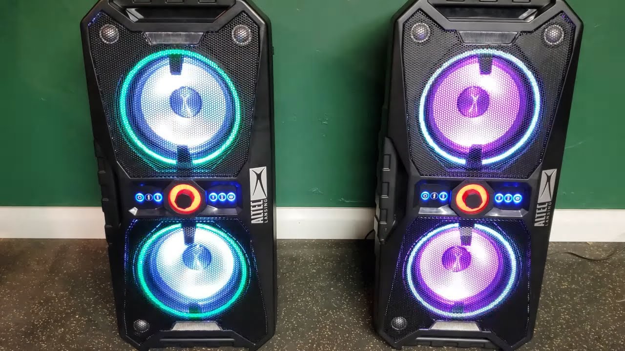 1 vs 2 Altec Lansing Xpedition 8's 