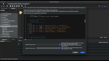 Import Data dari file SQL di Mysql Workbench