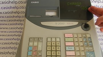 How To Use The Casio TE-100 / TE100 / TE-2000 / TE2000 / PCR-T100 / PCRT100 / PCR-T2000 / PCRT2000