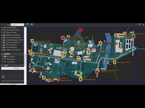 Using Tarkovquestie the best tarkov interactive map - YouTube