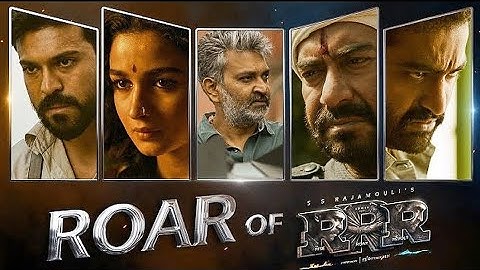 #ROAROFRRR - Ntr, Ramcharan Intro Teasar | Ajay Devgan, Alia Bhatt, Rajamouli | #RRR Making Video