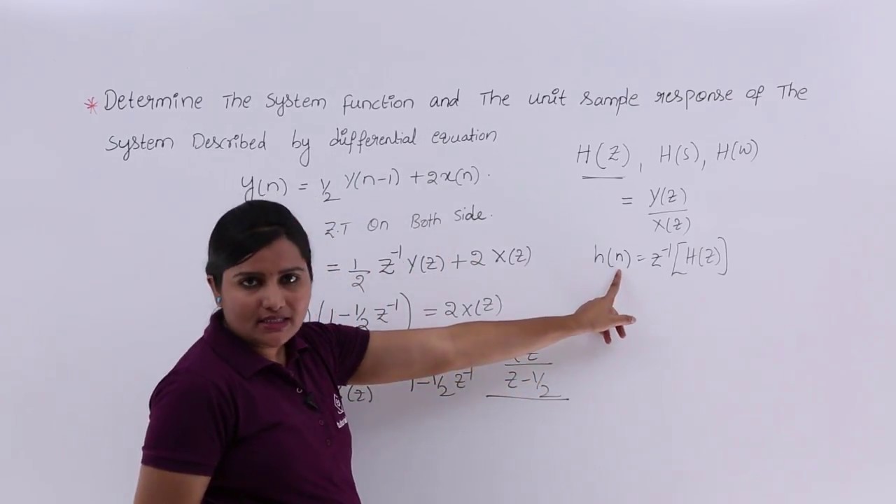 System Function & Impulse Response Problem Example