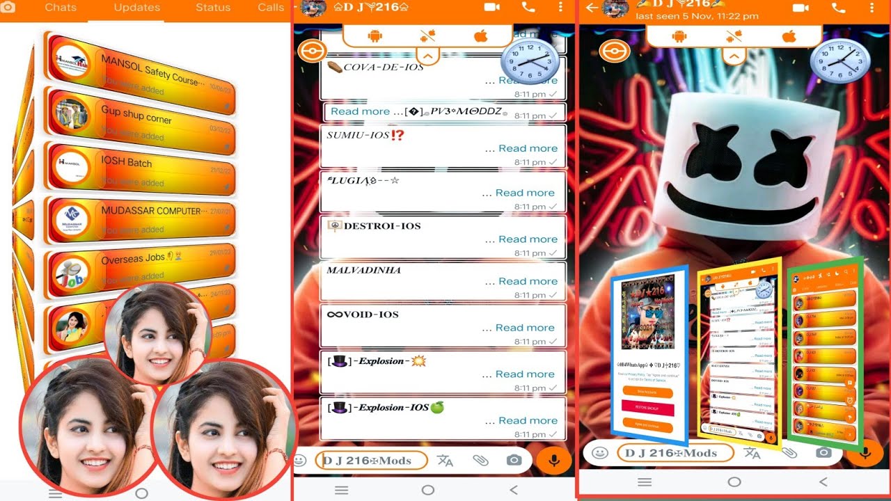 New update OB4 WhatsApp/stylish chat,All virus button and watch fix, 𝐃