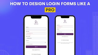 How to create a login form like a pro in figma