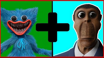 HUGGY WUGGY + OBUNGA = ??? | midjourney neural network
