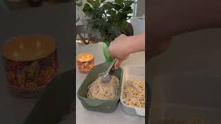 Made the viral baked spaghetti for an easy  and cheap family dinner tonight!