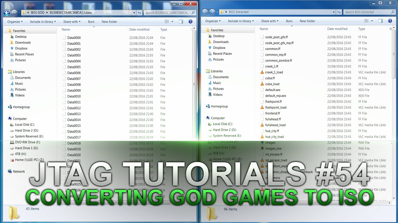 How To Convert Xbox 360 XGD ISO to GOD (Games on Demand) JTAG/RGH 