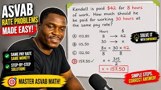 ASVAB Practice Test: Can You Solve This Rate Problem Before I Do? 🔥