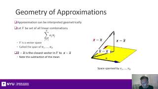 Intro to ML. Unit 11. PCA. Section 3. Approximation Error in PCA