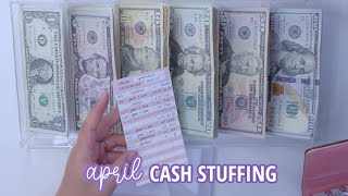 Cash Stuffing &amp; Second Paycheck Set Up | $842 | April 2023 | Romina Rossa