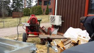 Nopea klapikone / fast diy wood splitter