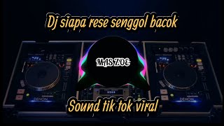 DJ SIAPA RESE SENGGOL BACOK REMIX TIK TOK VIRAL 2021