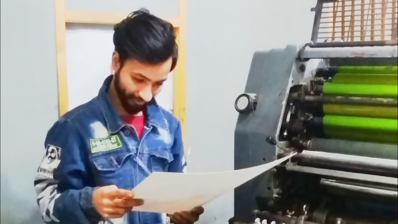 GTO Heidelberg machine printing Pakistan 