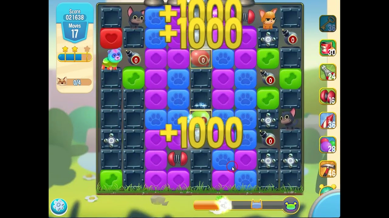 Pet Rescue Saga level 5321 no boosters | PuzzledCubes.site