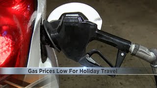 Low gas prices making Holiday travel easier