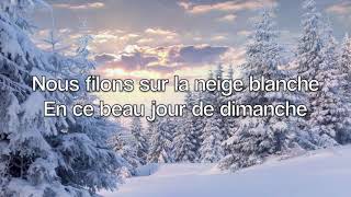 C'est l'hiver - Paroles  (Melody : Let it Snow)