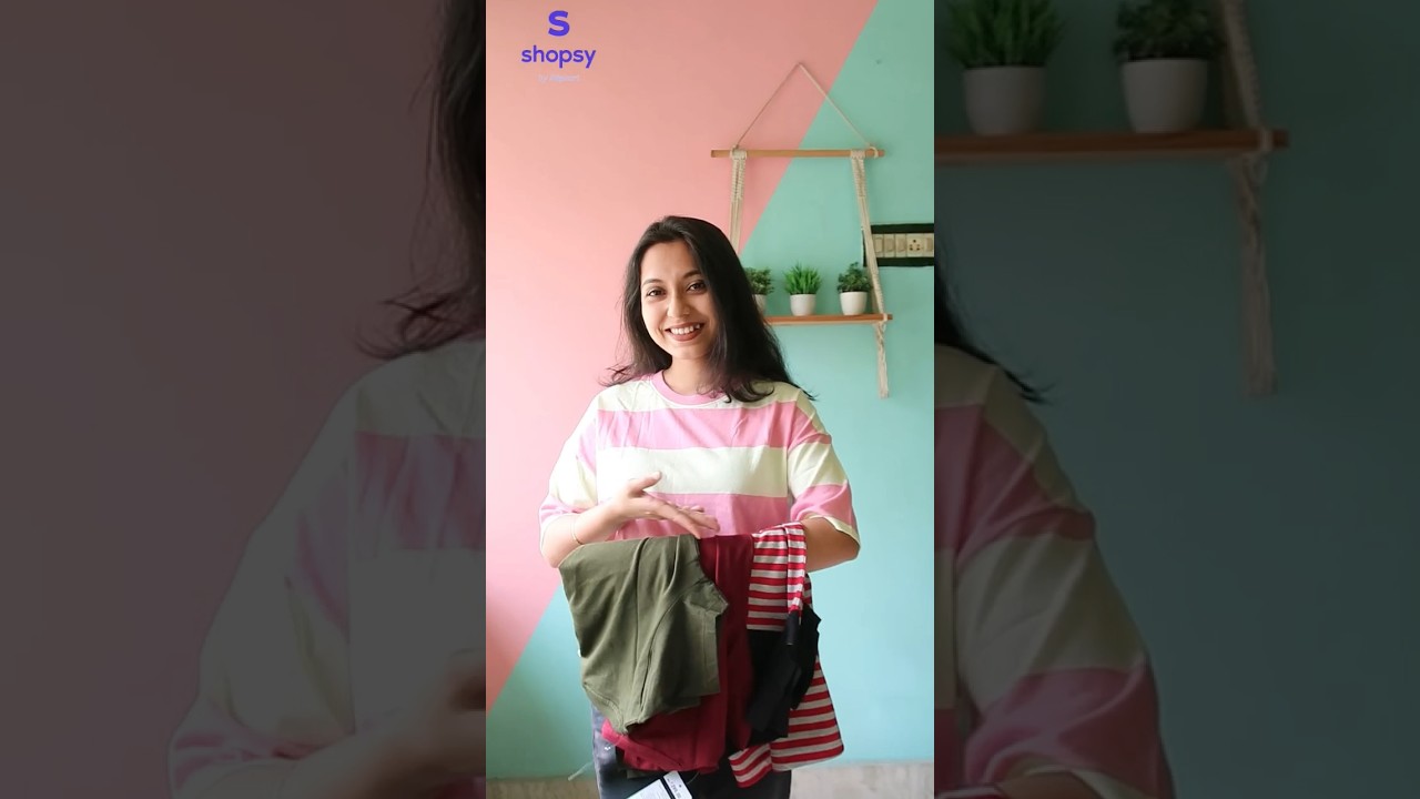299 টাকায় 4 টে Tshirt ?🤩 Shopsy Shopping Haul❤️ 