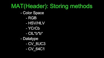 MAT  Basic image container open cv c++