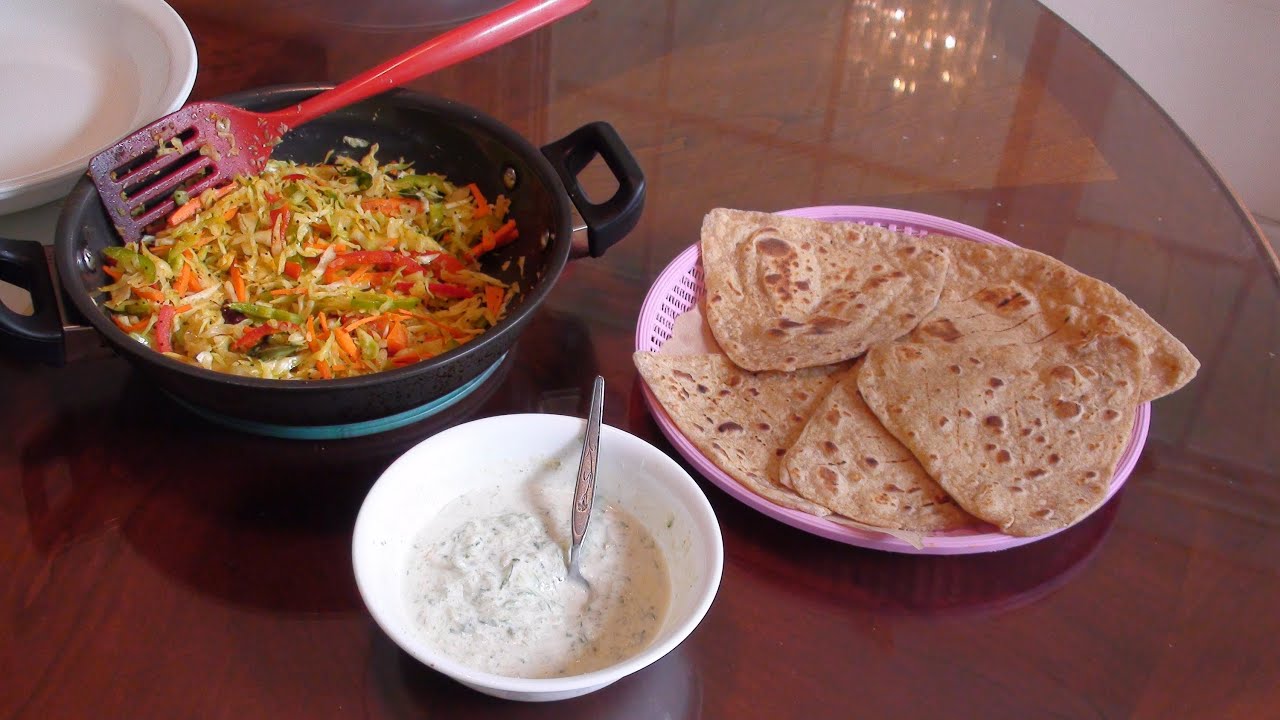 Menu - Sambharo, Roti, &  Raita | Bhavna