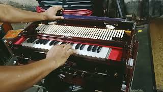 Sk Music Hooghly 9967597343 Cant 9 Scale Changer Folding 3 Lien Baas Mel Female Harmonium