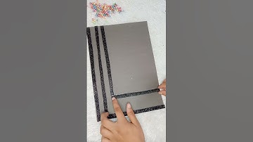 DIY glitter file 😍#shorts#diy#schoolcrafts#craft