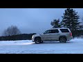 Cadillac Escalade snow acceleration