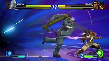 MARVEL VS. CAPCOM: INFINITE - Nova & Nemesis VS Spencer & Thor