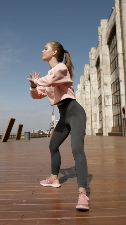 Woman Exercising. Women Stretching