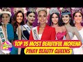 Top 15 Most Beautiful Morena Pinay Beauty Queens