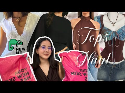 Trying Viral NEWME Tops 🎀 | Pinterest-Inspired Try-On Haul ✨🍒