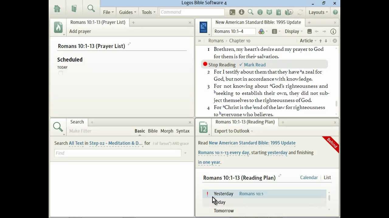 (Sample) Layout Strategies for Better Bible Study