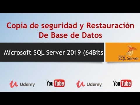 📌 Copia de Seguridad y Restauración de Base de Datos  Microsoft SQL Server