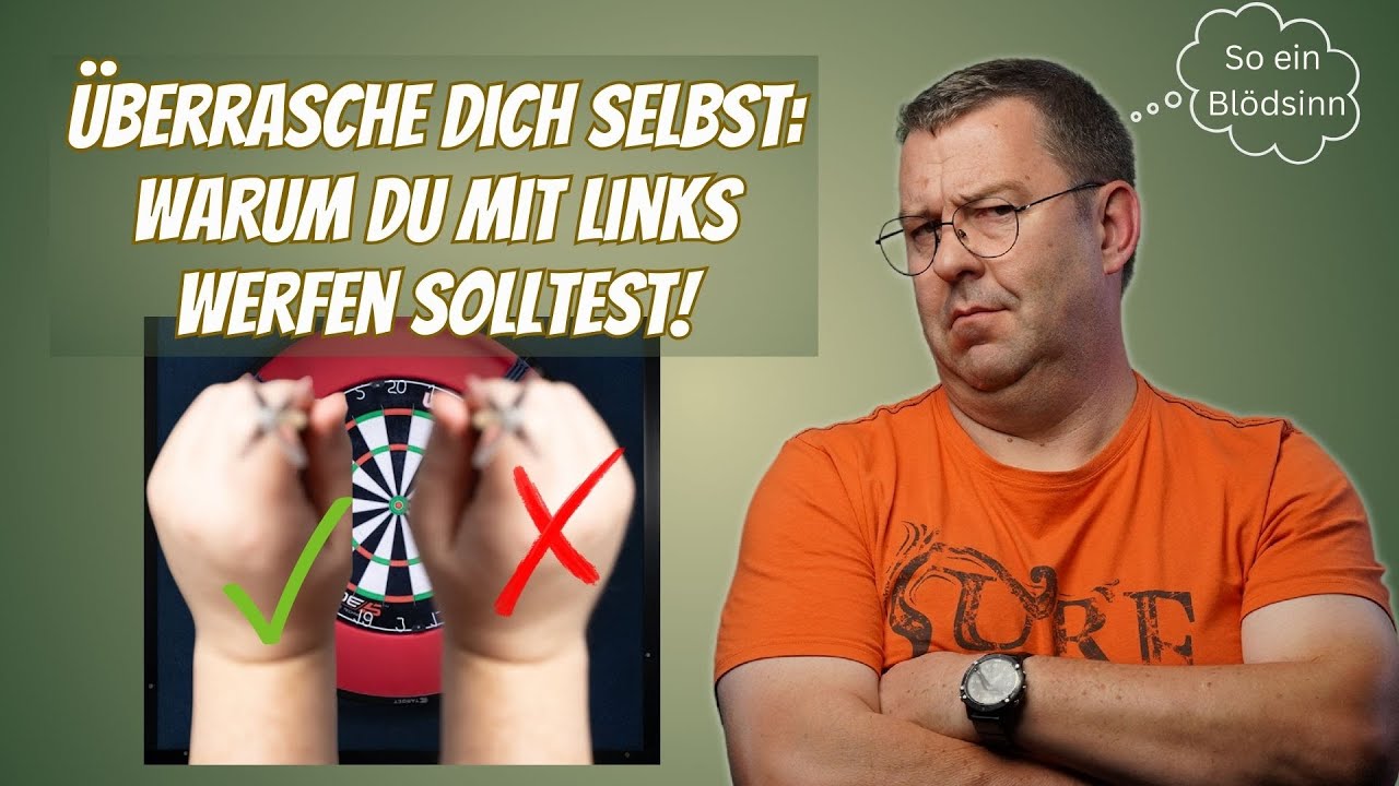 Dart WurftechnikBoost Entdecke die Vorteile des Trainings mit der nichtdominanten Hand