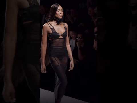 Naomi Campbell Shines at Dolce & Gabbana Ss24 Fashion Show #naomicampbell #dolcegabbana #mfw