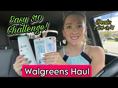 Walgreens Haul- 🔥 $10 Challenge! Get $36 Worth for $3.97! Easy Coupon Deals this week. 2/26-3/4/23