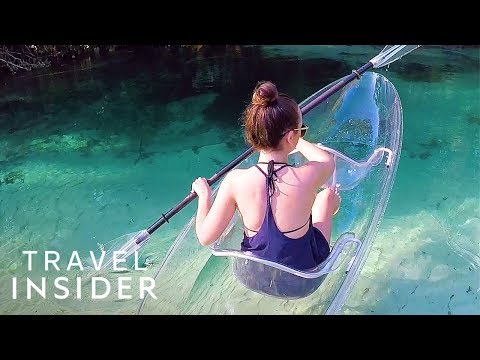 Ride Transparent Kayaks Over Crystal Clear Water