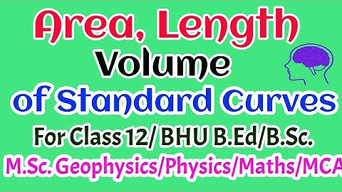 Area, Length & Volume : BHU B.Ed/B.Sc/MCA/M.Sc Geophysics/Mathematics/Physics Do Maths by Dr P k