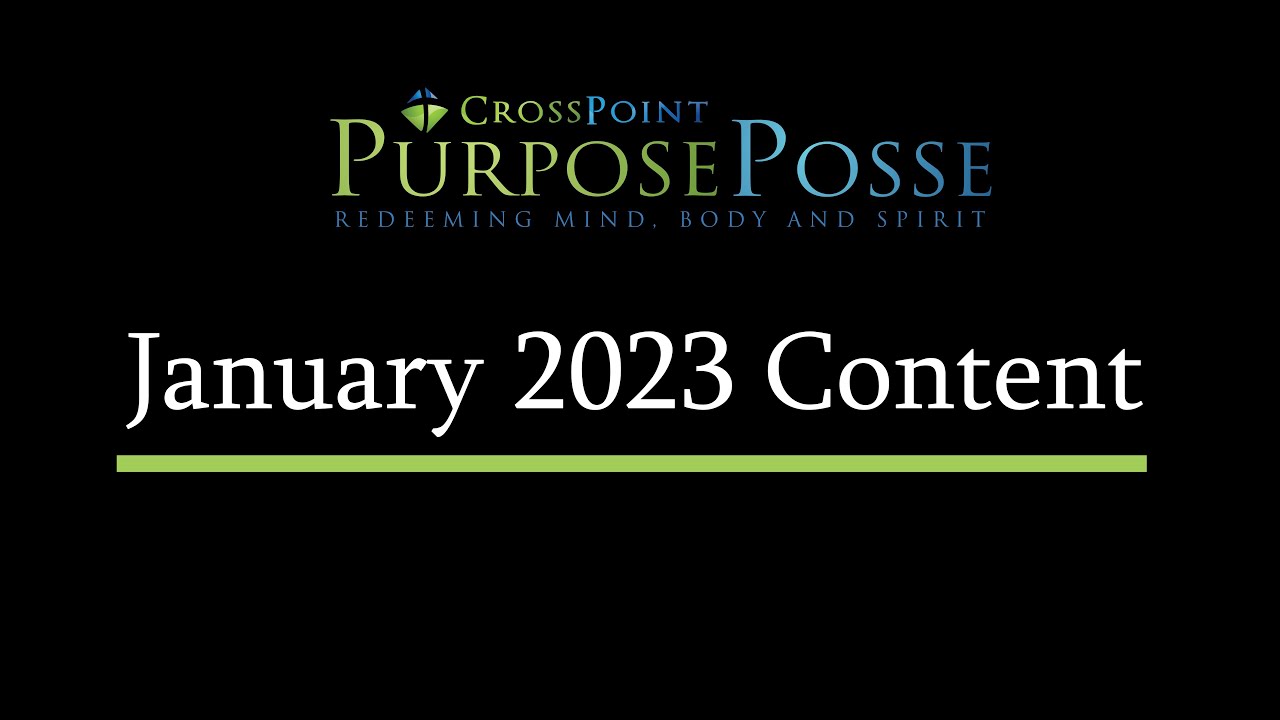 What s Planned For The Purpose Posse In January 2023 YouTube What s planned for the purpose posse in january 2023 youtube