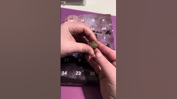 Day 5 of opening a gemstone advent calendar! #gemstoneadventcalendar #adventcalendar #christmas