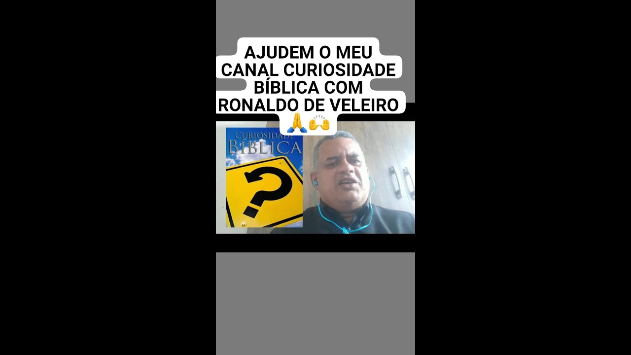 ⁣curiosidade bíblica com Ronaldo hoje terá louvores do passado direto pra todos vcs do meu canal!!