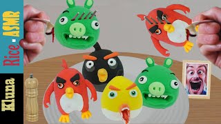 Kluna Tik Eating Angry Birds For Lunch !!! Kluna Tik - Kluna Rice ASMR eating Food MUKBANG #94