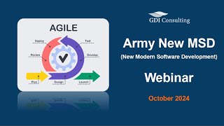 Army New MSD Solicitation Webinar: An Essential Guide  - by GDIC Oct 9 2024